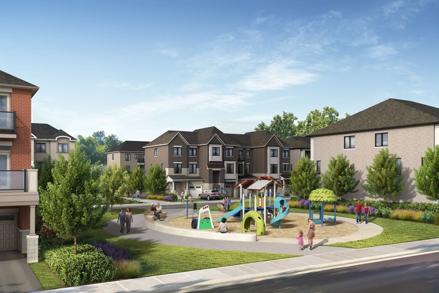 Community amenity park at The Nine Towns, artist's concept